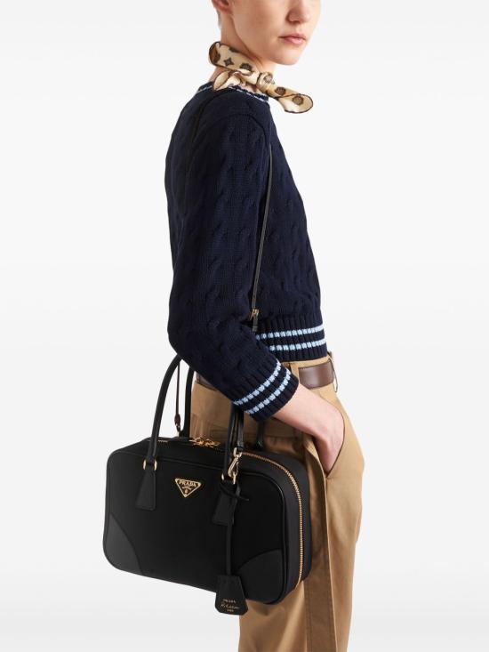 25FW 프라다 토트백 1BB115VTOO R064F0002 Black - PRADA