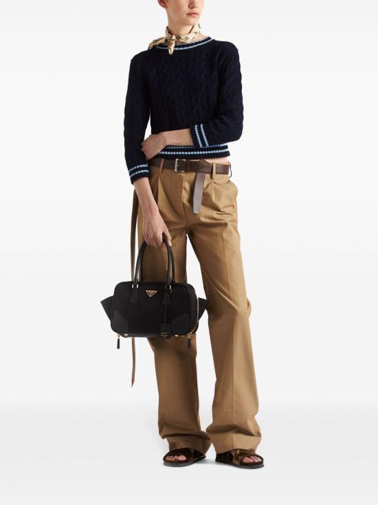 25FW 프라다 토트백 1BB115VTOO R064F0002 Black - PRADA