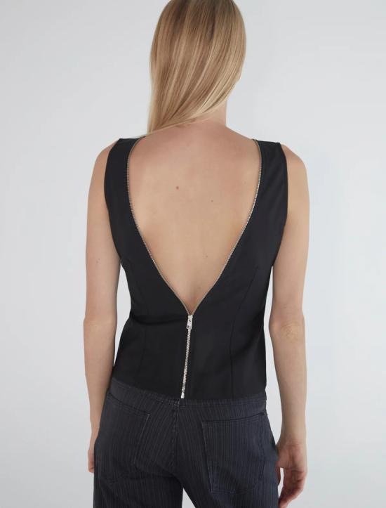 25FW 팔로마울 긴팔 티셔츠 VVA402 999 Black - PALOMA WOOL