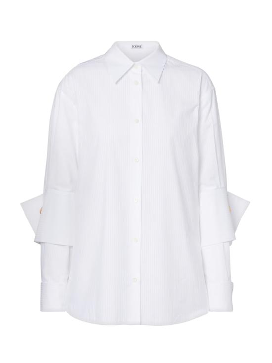 25FW 로에베 셔츠 S540Y05XC9 2100 White