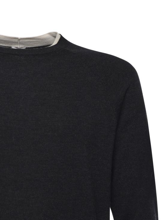 25FW 일레븐티 스웨터 L76MAGL79MAG0L029 15 02 GRAY AND SAND - ELEVENTY