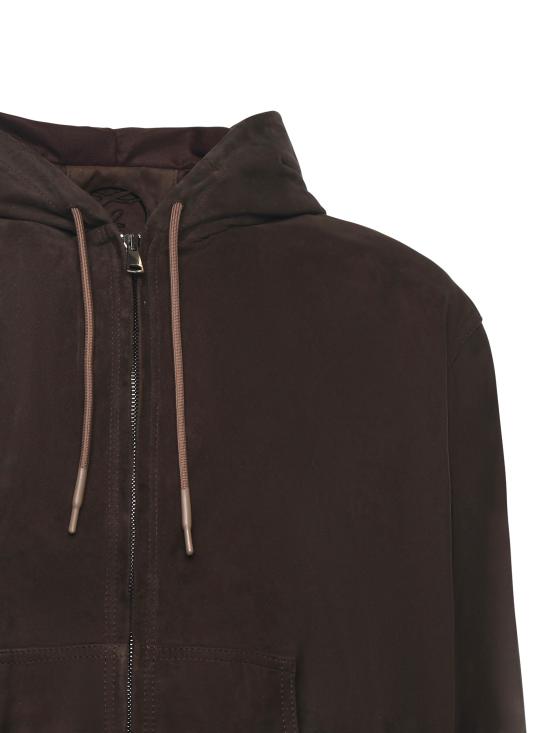 25FW 줄리아노 갈리아노 긴팔 티셔츠 OHIO CAMOSCIO Brown - GIULIANO GALIANO