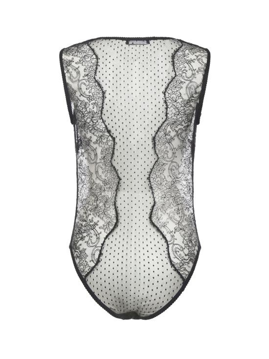 25FW 돌체앤가바나 바디수트 티셔츠 O9A21T ON0ALN0000 Black - DOLCE & GABBANA