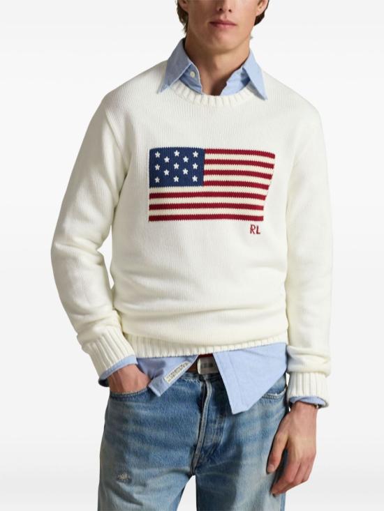 25FW 폴로 랄프로렌 스웨터 710718281 009 Beige - POLO RALPH LAUREN