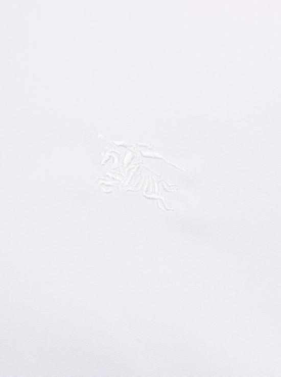 25FW 버버리 스트레치 코튼 셔츠 8071465A1464 White - BURBERRY