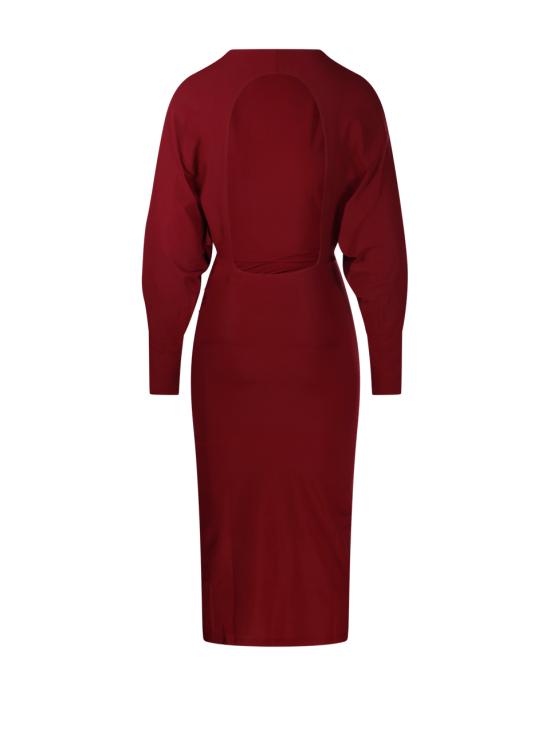 25FW 아마주인 미디 원피스 11KARUBU BURGUNDY - AMAZUIN