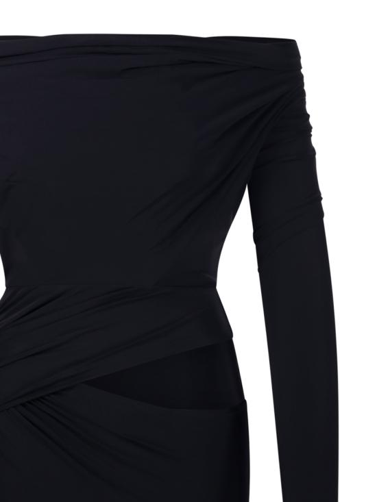 25FW 아마주인 숏 원피스 11THEUDB DEEP BLACK - AMAZUIN