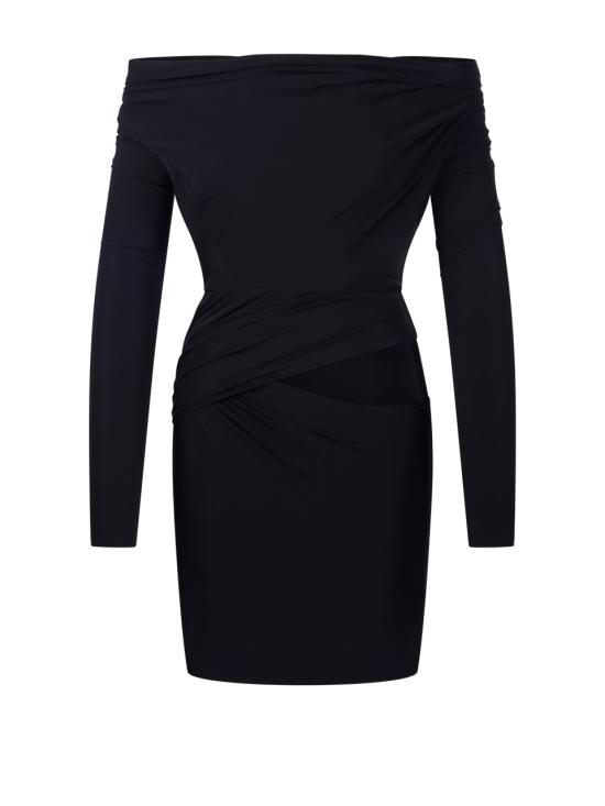 25FW 아마주인 숏 원피스 11THEUDB DEEP BLACK