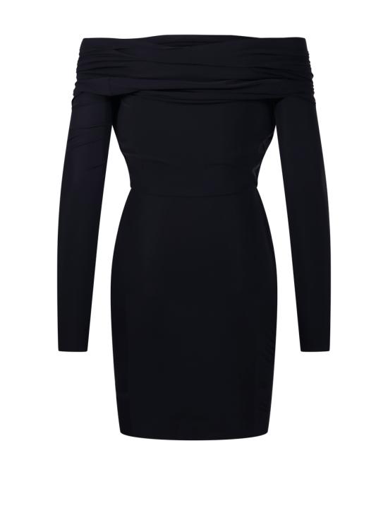 25FW 아마주인 숏 원피스 11THEUDB DEEP BLACK - AMAZUIN