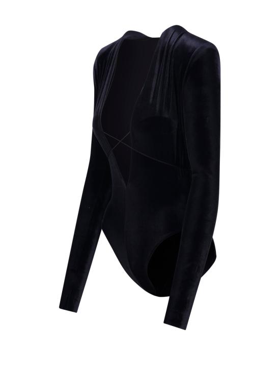 25FW 아마주인 바디수트 티셔츠 11MARUVJB JET BLACK - AMAZUIN