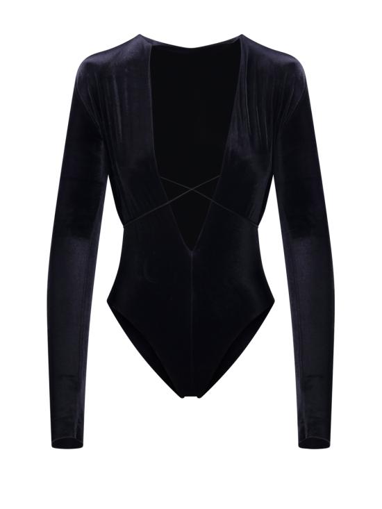 25FW 아마주인 바디수트 티셔츠 11MARUVJB JET BLACK