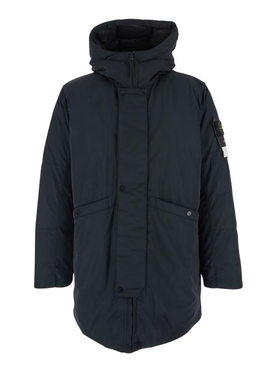 25FW 스톤 아일랜드 마이크로 트윌 안티 드롭 멀티 포켓 후드 다운 파카 K2S157100008S0026V0029 Black