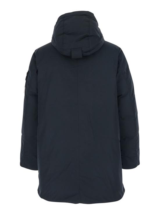 25FW 스톤 아일랜드 마이크로 트윌 안티 드롭 멀티 포켓 후드 다운 파카 K2S157100008S0026V0029 Black - STONE ISLAND