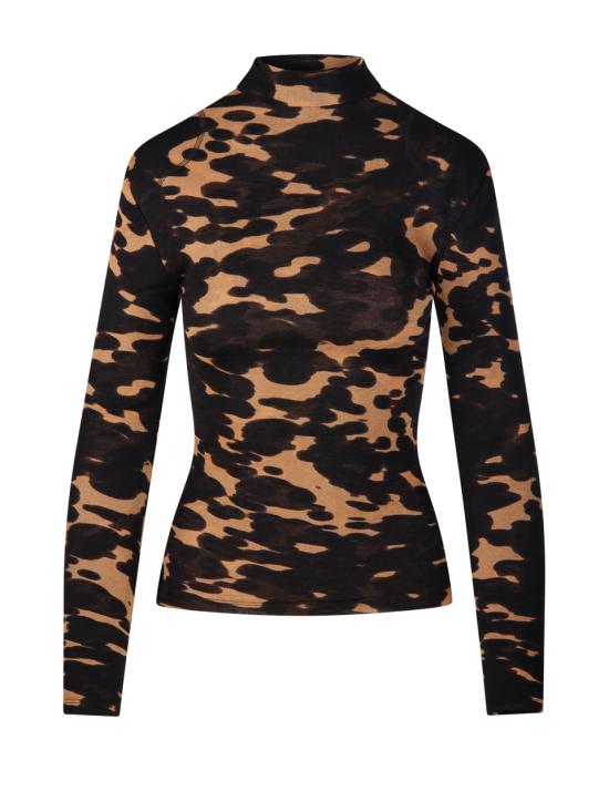 25FW 나누슈카 긴팔 티셔츠 NW25FWTP20677 MIDNIGHT MOCHA APRICOT