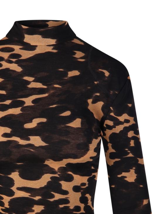 25FW 나누슈카 긴팔 티셔츠 NW25FWTP20677 MIDNIGHT MOCHA APRICOT - NANUSHKA