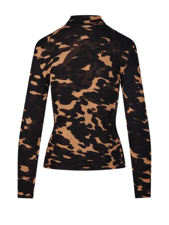 25FW 나누슈카 긴팔 티셔츠 NW25FWTP20677 MIDNIGHT MOCHA APRICOT - NANUSHKA