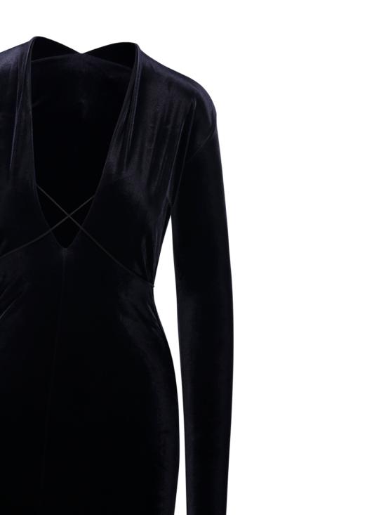 25FW 아마주인 롱 원피스 11LARUVJB JET BLACK - AMAZUIN