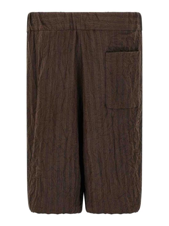 26SS 드리스 반 노튼 숏팬츠 2510209531504700 Brown - DRIES VAN NOTEN