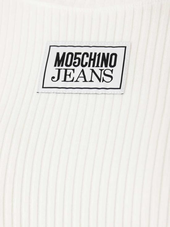  모스키노 반팔 티셔츠 121187660001 White - MOSCHINO