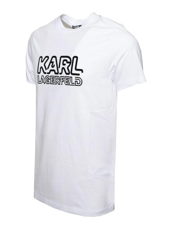  칼라거펠트 반팔 티셔츠 75504853222510 White - KARL LAGERFELD