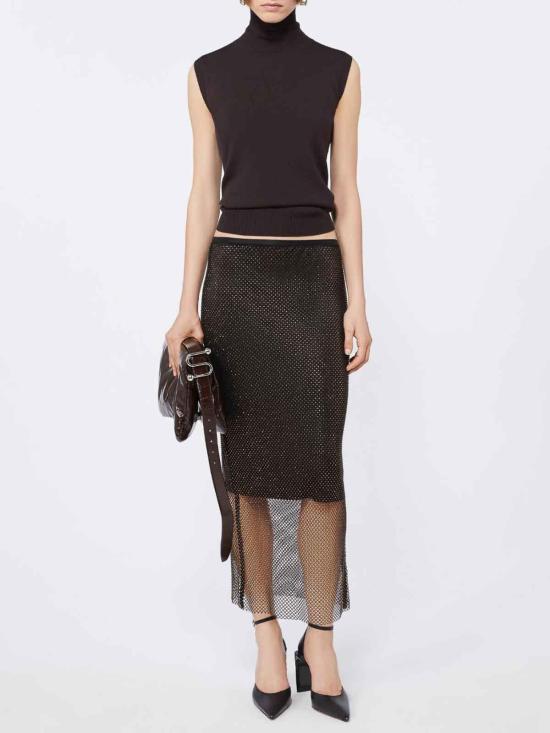  스포트막스 미디 스커트 2522776021600003 Black - SPORTMAX