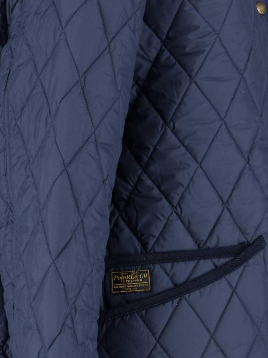  폴로 랄프로렌 로고 자수 다운 코트 211971180003 Blue - POLO RALPH LAUREN