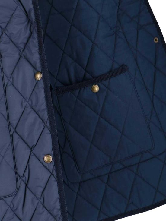  폴로 랄프로렌 로고 자수 다운 코트 211971180003 Blue - POLO RALPH LAUREN