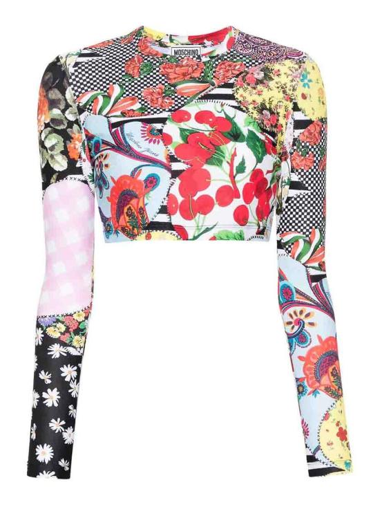 24FW 모스키노 민소매 티셔츠 120637801888 Multicolour