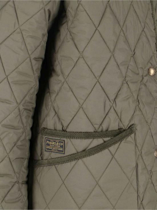 26SS 폴로 랄프로렌 로고 자수 다운 코트 211971180002 Green - POLO RALPH LAUREN