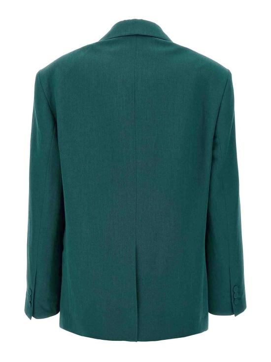 25SS 드리스 반 노튼 수트 자켓 2510104071527500 Green - DRIES VAN NOTEN