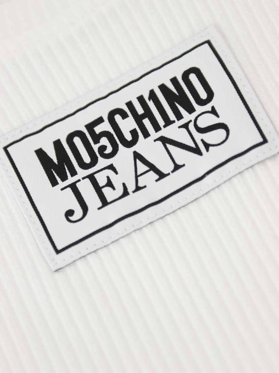  모스키노 반팔 티셔츠 120437590001 White - MOSCHINO