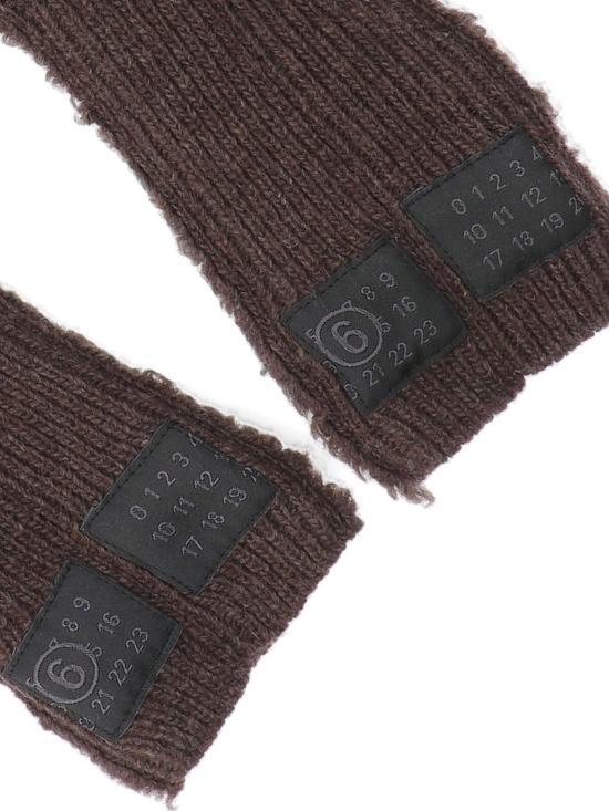 25FW MM6 메종마르지엘라 장갑 S62TS0078 M13198144 Brown - MM6 MAISON MARGIELA
