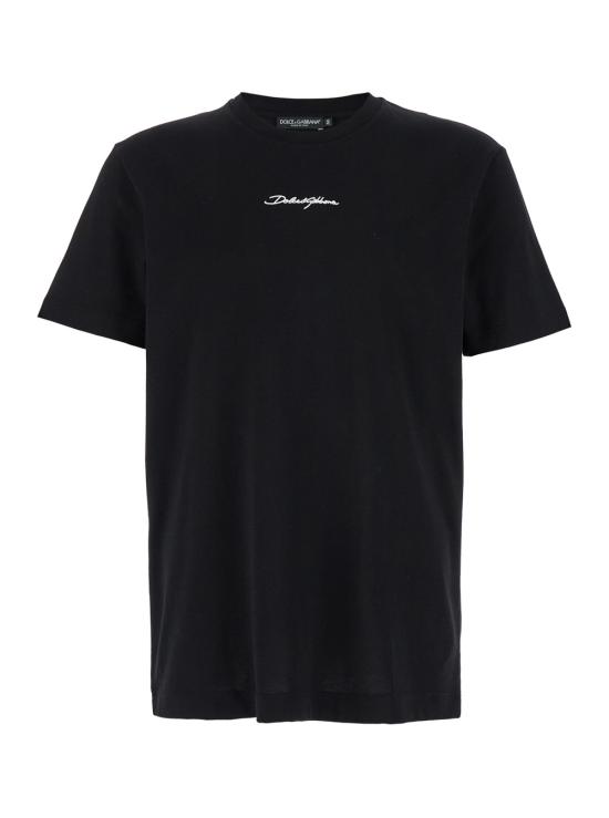 26SS 돌체앤가바나 반팔 티셔츠 G8RN8ZG7NUBN0000 Black