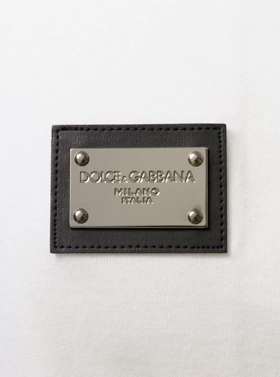 26SS 돌체앤가바나 로고 코튼 티셔츠 G8PT1TG7F2IW0800 White - DOLCE & GABBANA