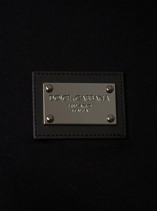 26SS 돌체앤가바나 로고 코튼 티셔츠 G8PT1TG7F2IN0000 Black - DOLCE & GABBANA