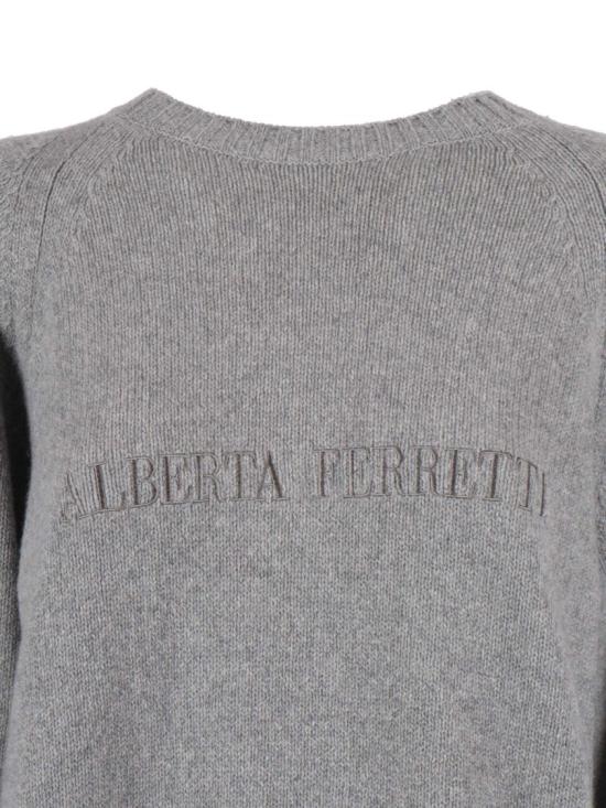 25FW 알베르타 페레티 스웨터 09235101 Grey - ALBERTA FERRETTI
