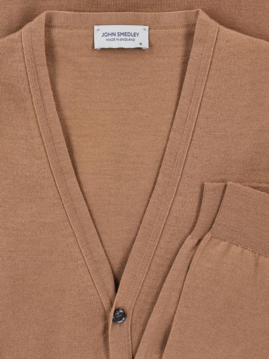 25FW 존스메들리 가디건 PETWORTHNUTMEG Brown - JOHN SMEDLEY