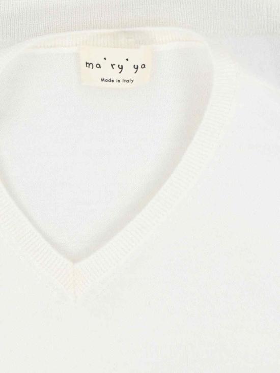 25FW 마리아 스웨터 YRK021E1 White - MA RY YA