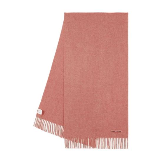 26SS 아크네 스튜디오 내로우 울 프린지 머플러 CA0210 29N pink - ACNE STUDIOS