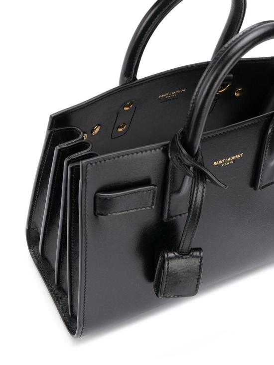  생로랑 스무스 레더 클래식 삭 드 주르 나노 39203502G9W 1000 black - SAINT LAURENT