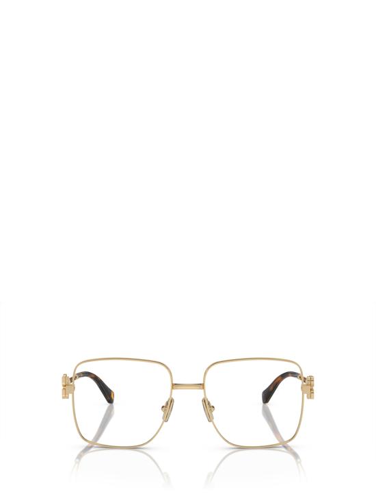 26FW 미우미우 안경 MU 51XV ZVN1O1 PALE GOLD