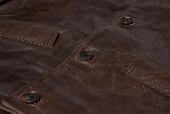 25FW 오라리 가죽 자켓 A25AB02LA 2513 - AURALEE