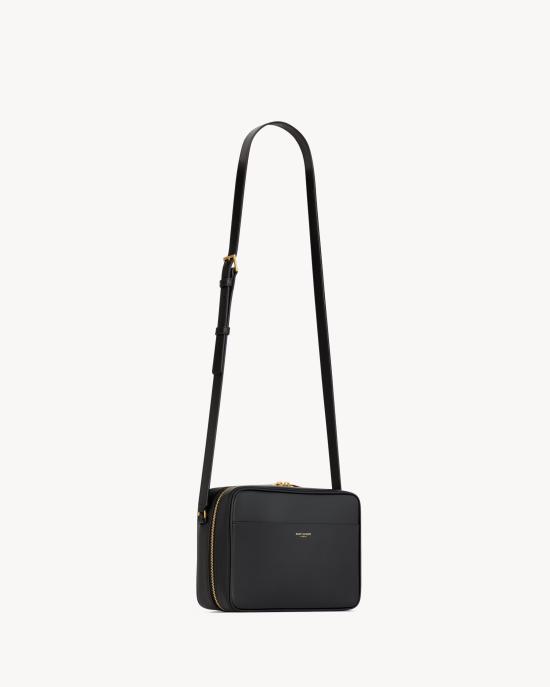 25FW 생로랑 레더 카메라 백 8378192R20W1000 Black - SAINT LAURENT