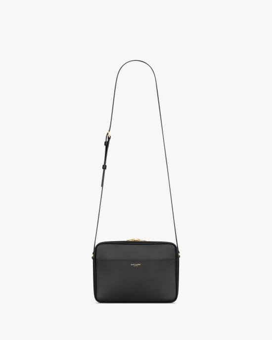 25FW 생로랑 레더 카메라 백 8378192R20W1000 Black