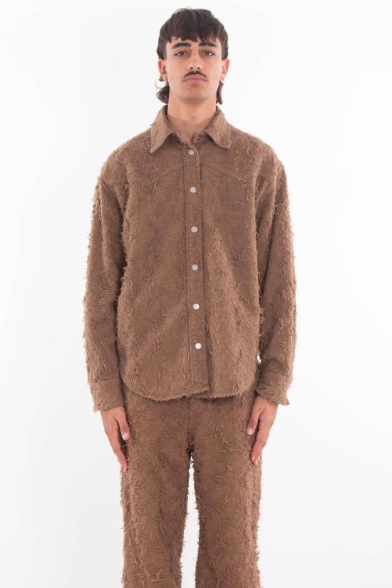 25FW 하이쿠레 긴팔 셔츠 HEW06090 GF168 T0003 Beige