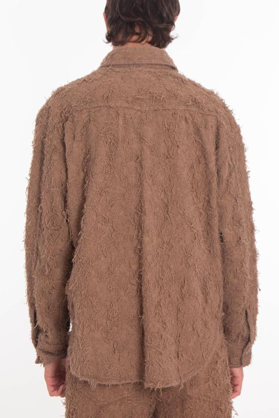 25FW 하이쿠레 긴팔 셔츠 HEW06090 GF168 T0003 Beige - HAIKURE