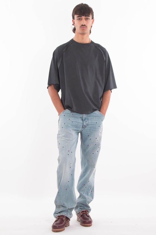 25FW 하이쿠레 데님 팬츠 HEM03258 DF106 L891S Denim - HAIKURE