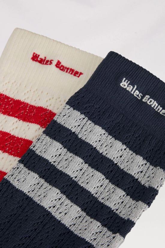 25FW 아디다스 X 웨일즈 보너 양말 KB2324 CHALK WHITE NIGHT BROWN White - ADIDAS X WALES BONNER