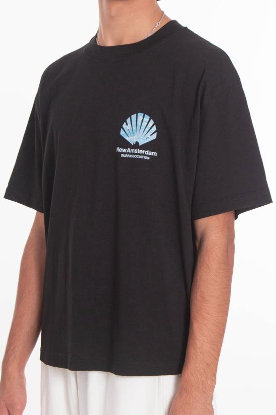 25FW 뉴 암스테르담 서프 어쏘시에이션 반팔 티셔츠 2502071001 BLACK Black - NEW AMSTERDAM SURF ASSOCIATION