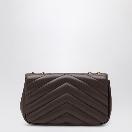 25FW 생로랑 루루 마틀라세 램스킨 미디움 숄더백 801439AAEAX Grey - SAINT LAURENT